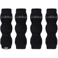 Rukka Säärystimet koiralle Plush, 4 kpl musta