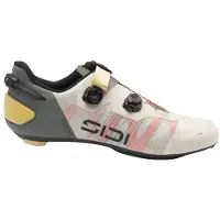 Sidi Wire 3 Shoes – Sand / Fluoro Coral, Size 43 - EUR