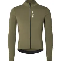 Gripgrab Men's RIDE Thermal Long Sleeve Jersey Olive Green Pitkähihaiset urheilupaidat XL