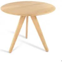 Tom Dixon Groove Ruokapöytä Ø90 Cm Oak - Ruokapöydät & Baaripöydät Tammi Natural - SLRT01NA