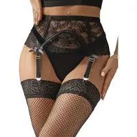 Vuxen Miranda Lace Garter With Panties