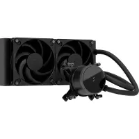 Fractal Design Radius 240 Black, 240mm AIO-nestejäähdytysratkaisu prosessorille, musta