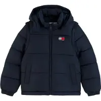 Tommy Hilfiger Talvitakki 'Heritage' tummansininen / punainen / valkoinen