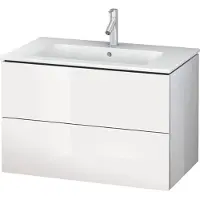 Duravit l-kuutio pesualtaan kaappi, jossa on 2 laatikkoa