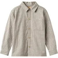 Wheat Shirt L/S Oscar - Grey - 128