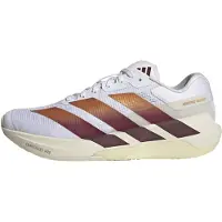 Adidas Urheilukengät 'Adizero Dropset Pro' kastanjanruskea / konjakki / valkoinen