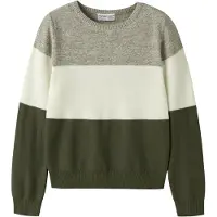 Name It Kids Nkmvohan Ls Knit - Khaki green - 122-128