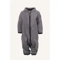 Lindberg Rocco Wool Baby Overall Grey Melange - 92 cl