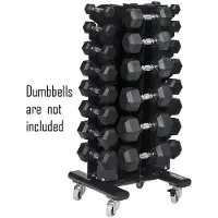 Master Fitness käsipainoteline 1-20 Kg, Säilytys - Käsipainot