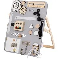 Woobiboo Woobiboard - Seisova Enjoy - Grey/Natural - - OneSize - Motoriikkalelut