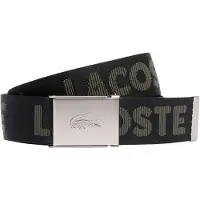 Lacoste Vyö - Jaquard Nauha - Noir Escadron - - 100 cm - Vyöt
