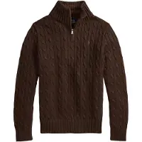 Ralph Lauren Cable Half Zip -palmikkoneule