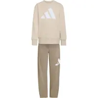 Adidas Collegesetti - LK BK FT Jog - Sulkeminen/Whit - - 7 v (122) - Collegesetit