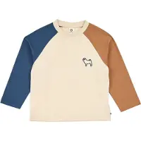 Müsli Dogs Color Block L/S T - Cream - 104