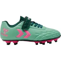 Hummel Top Star Velcro FG - Vihreä/Pinkki Lapset - Nurmi (FG), koko 29