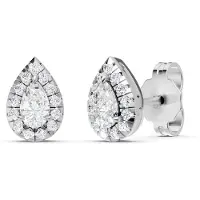 Midem Amsterdam timanttikorvakorut 0.33ct valkokulta