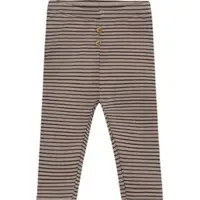 Minymo Leggings Y/D Rib - Brown - 86