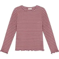 Minymo T-Shirt Ls Rib - Pink - 116