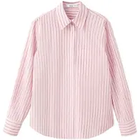 Mango Cotton And Lyocell Blend Straight Shirt - Pink - S