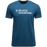Black Diamond Men's Mini Stacked Short Sleeve Tee Indigo Lyhythihaiset topit S
