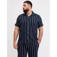 Jack & Jones Coba Resort Plus Size Lyhythihainen Paita