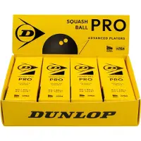 Dunlop Pro Double Yellow Dot Squash-pallot