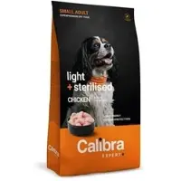 Calibra Dog EXPERT+ - Adult Small Light & Sterilised Chicken - 400g