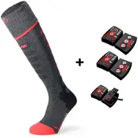 Lenz Heat Sock 5.1 lämmitettävät sukat + 1200 RCB akkupari + USB laturi