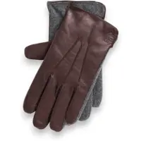 Ralph Lauren for man. 449840359002 Hybrid Leather Gloves brown (M), Casual, Classic