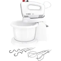 Bosch MFQ2600G, Seisova tehosekoitin, Valkoinen, Vaivaus, Vaivaus, Sekoitus, CE, VDE, 375 W, 220 - 240 V