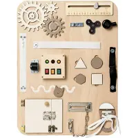Woobiboo Woobiboard - Enjoy - Grey/Natural - - OneSize - Motoriikkalelut