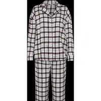 Hunkemoller Pyjama sininen / viininpunainen / musta / valkoinen