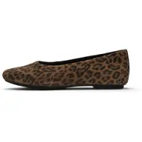 FitFlop for woman. ADR-E76 Delicato Leopard brown ballet flats (7), Split Leather, None, Casual, Animal Print
