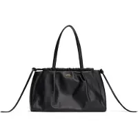 Tommy Hilfiger Soft Leather Olkalaukku Nahka 42 cm Musta