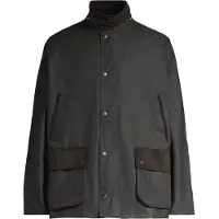 Barbour Icons Patch Bedale Wax Jacket - Green - XXL