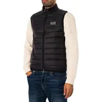 EA7 Down Waistcoat - Black - M