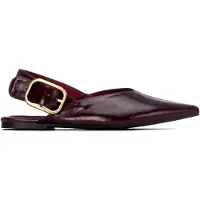 Xti for woman. 14639902-BURDEOS Shoes 146399 burgundy (41), Flat, Buckle, Casual, Maroon