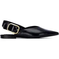 Xti for woman. 14639901-NEGRO Black shoes 146399 (38), Flat, Buckle, Casual