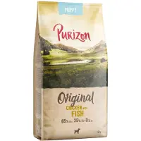 Purizon 2 x 12 kg Puppy kana & kala - viljaton dog kuivaruoka