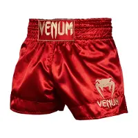 Venum Classic- Muay Thai -Shortsit, Punainen/Kulta