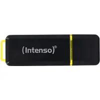 Intenso High Speed 64 GB USB 3.2 Gen 1 flash drive, black and yellow, 250 MB/s (3537490)