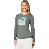 Super.natural Women´s Ski Jump Long Sleeve Eucalyptus/various M