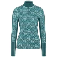 Kari Traa Women's Anna Half Zip Peacock Kerrasto yläosat S