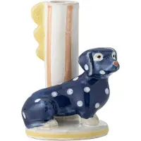 Bloomingville Dachsy Candle Holder - Multi/patterned - H12CM