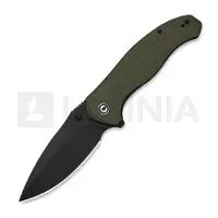 CIVIVI Vyrent kääntöveitsi, Olive Canvas Micarta, Black Stonewash