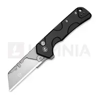CIVIVI Pulsara C24041F-1, Stonewashed Blade Holder, 6Cr13 Blade, Black Aluminum utility pocket knife