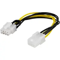 Deltaco 6-pin PCI-Express to 8-pin PCI-Express | Adaptor | 0,1m