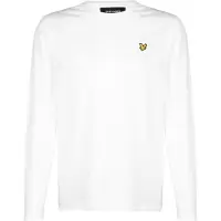 Lyle & Scott Plain L/S T-Shirt - White - M