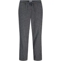 Jack & Jones Pyjamahousut 'JACRimon' antrasiitti / valkoinen