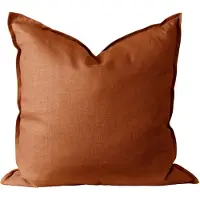 Scandi Living Calm tyynyliina pellava 50x50 cm Rust